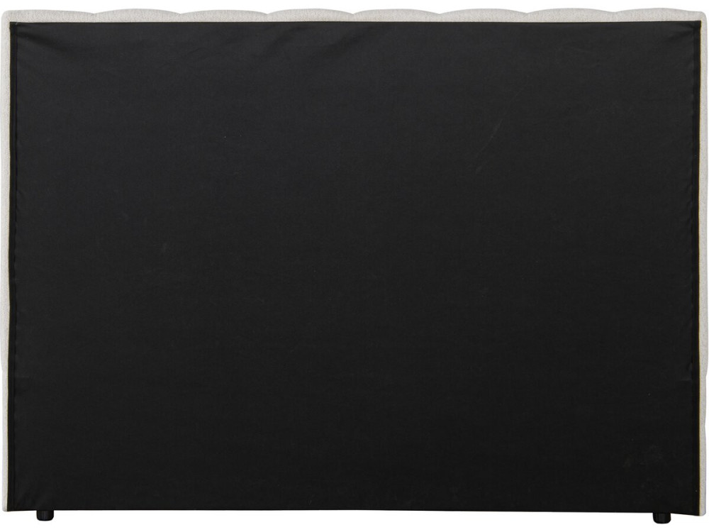 Zagłówek z tkaniny teksturowanej "Val Thorens" - beżowy - 140 cm