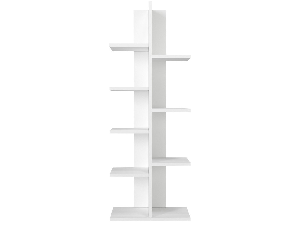 Drewniany regał "Tree" - 45 x 22 x 121 cm - Biały