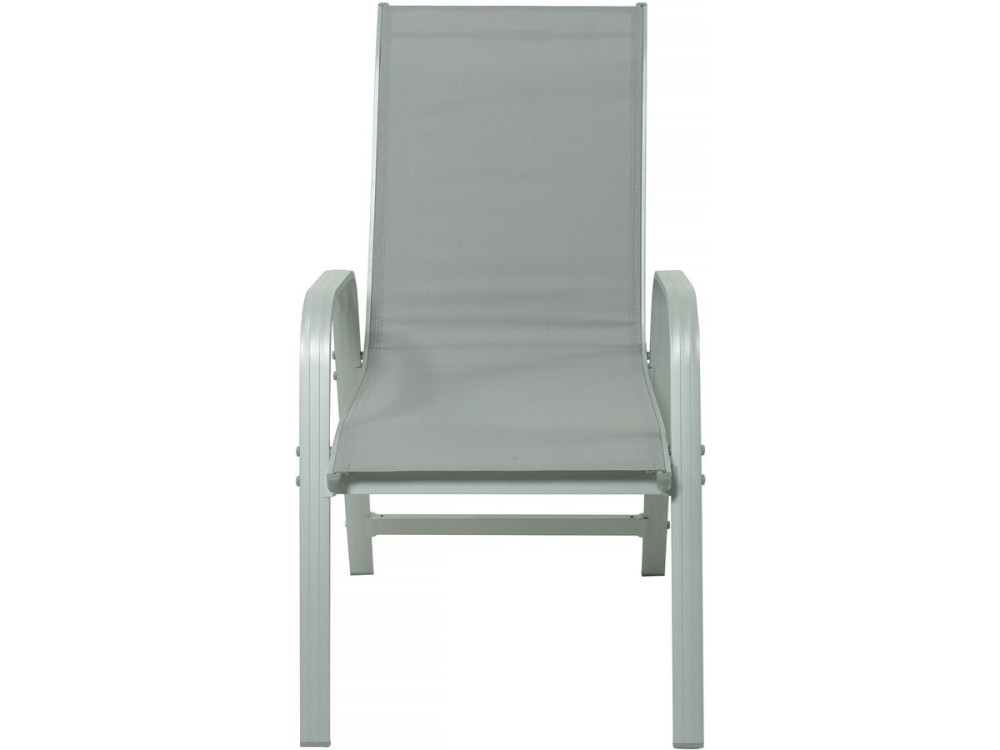 Rozkładany aluminiowy stół ogrodowy i krzesła "Lagos" - 200/320 x 105 x 76 cm - Taupe - Miejsca siedzące 10