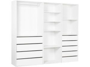 Modułowy zestaw ubraniowy "Opera" - 3 sztuki - Biały