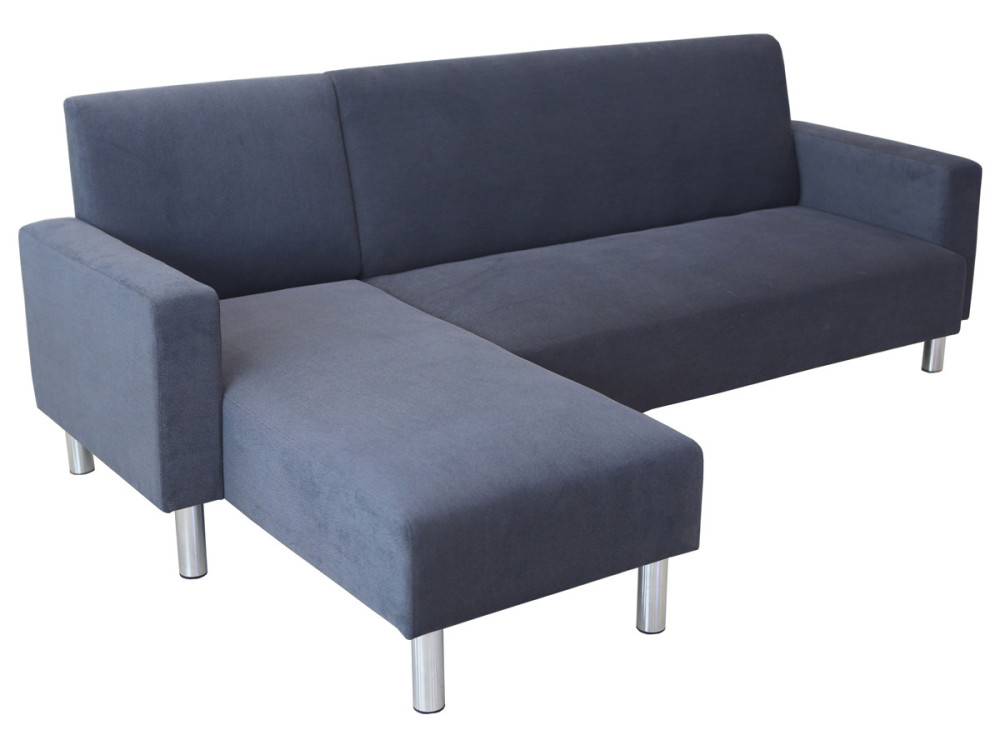 Narożna sofa materiałowa "Rio" rewersyjna, 4-osobowa, szara