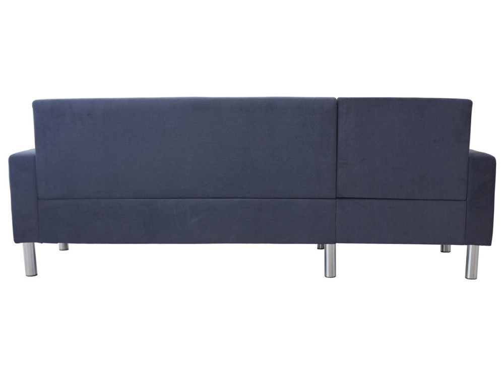 Narożna sofa materiałowa "Rio" rewersyjna, 4-osobowa, szara