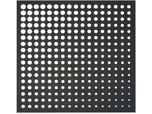 Panel dekoracyjny - "Księżyc" - Zestaw 5 - 1,00 x 1,00 m - Szary