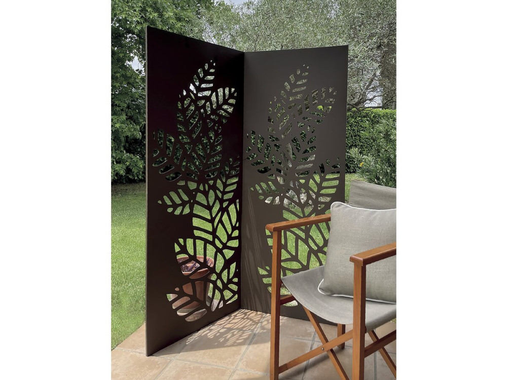 Panel dekoracyjny - "Athea" - Zestaw 4 - 0,60 x 1,50 m - Taupe