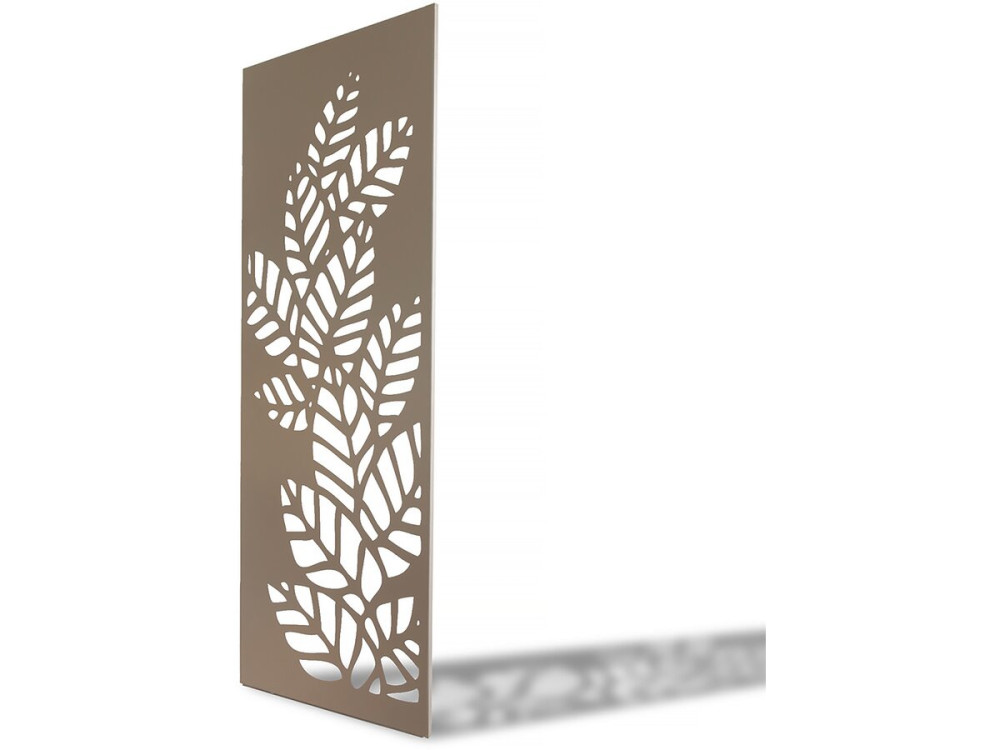 Panel dekoracyjny - "Athea" - Zestaw 4 - 0,60 x 1,50 m - Taupe