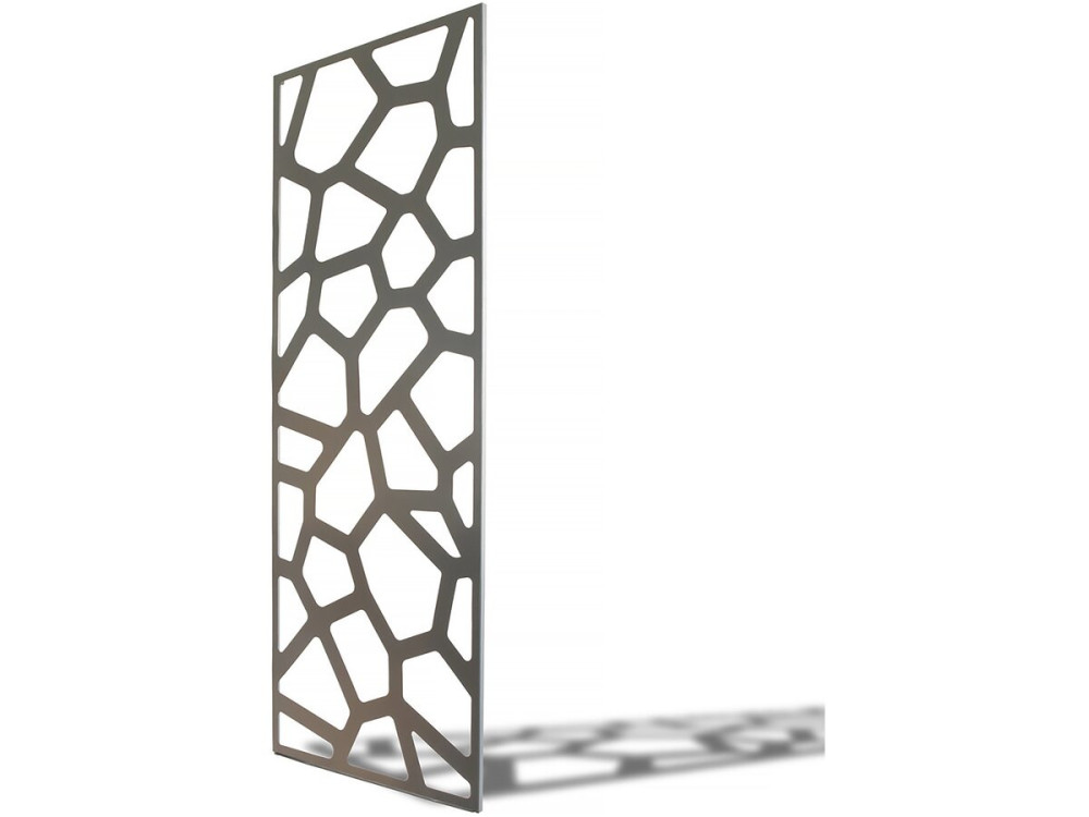 Panel dekoracyjny - "Stone" - Zestaw 4 - 0,60 x 1,50 m - Taupe