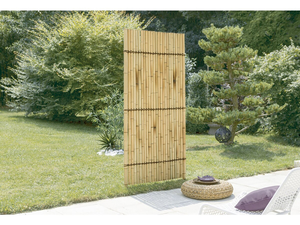 Panel dekoracyjny - "Hokkaïko" - Zestaw 2 - 0,90 x 2,10 m - Beżowy