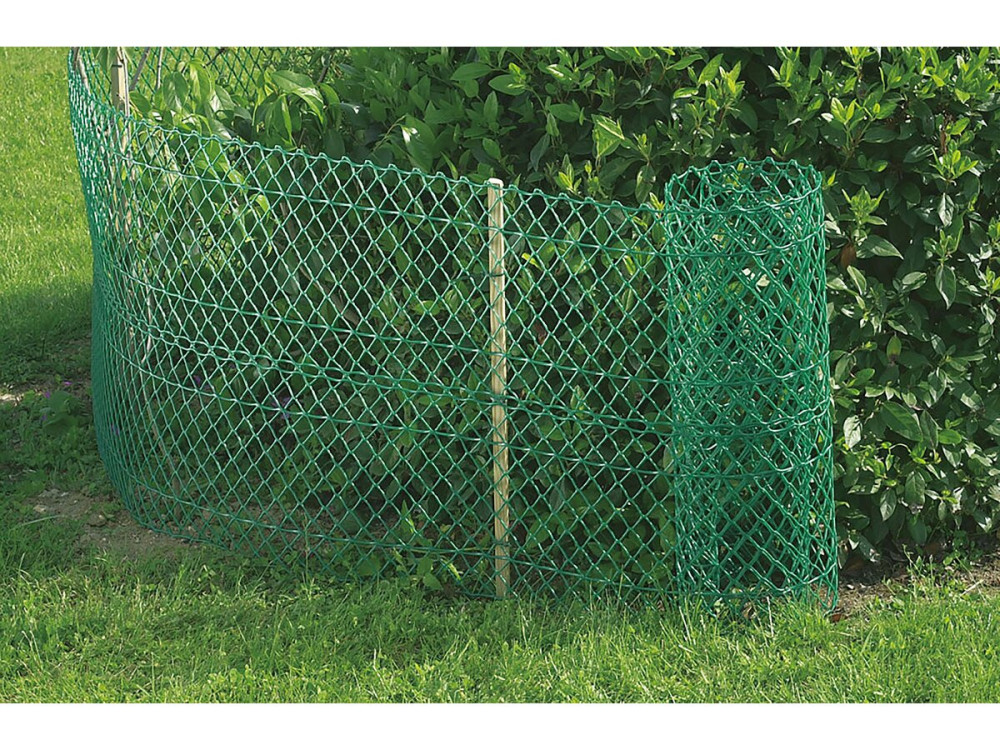 Siatka plastikowa - "Floranet" - 0,40 x 25 m - Zielona