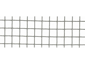 Siatka druciana - "Fensanet" - 1,00 x 25 m - Szara