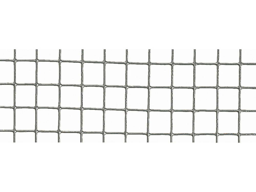 Siatka druciana - "Fensanet" - 1,00 x 25 m - Szara
