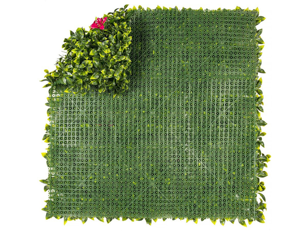 Panel trawiasty - "Vertical Villa" - Zestaw 4 - 1,00 x 1,00 m - Zielony