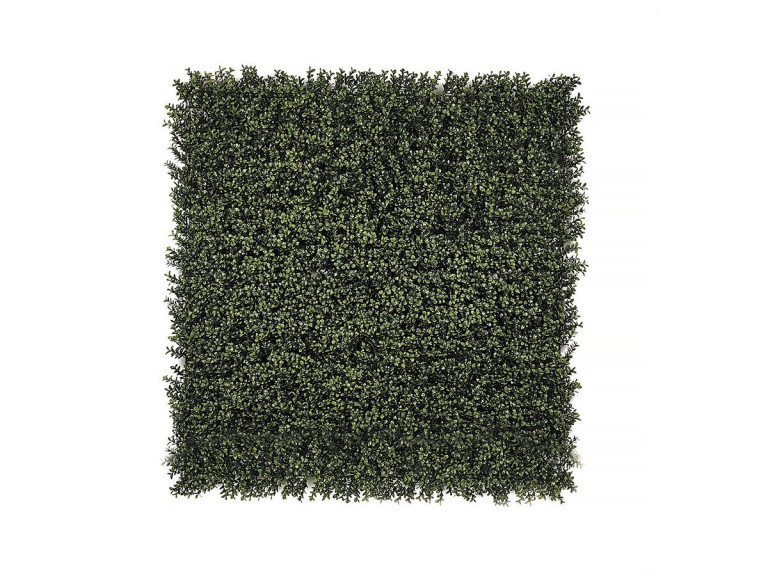 Pionowy panel roślinny "Buxus" - Zestaw 4 - 1,00 x 1,00 m - Zielony