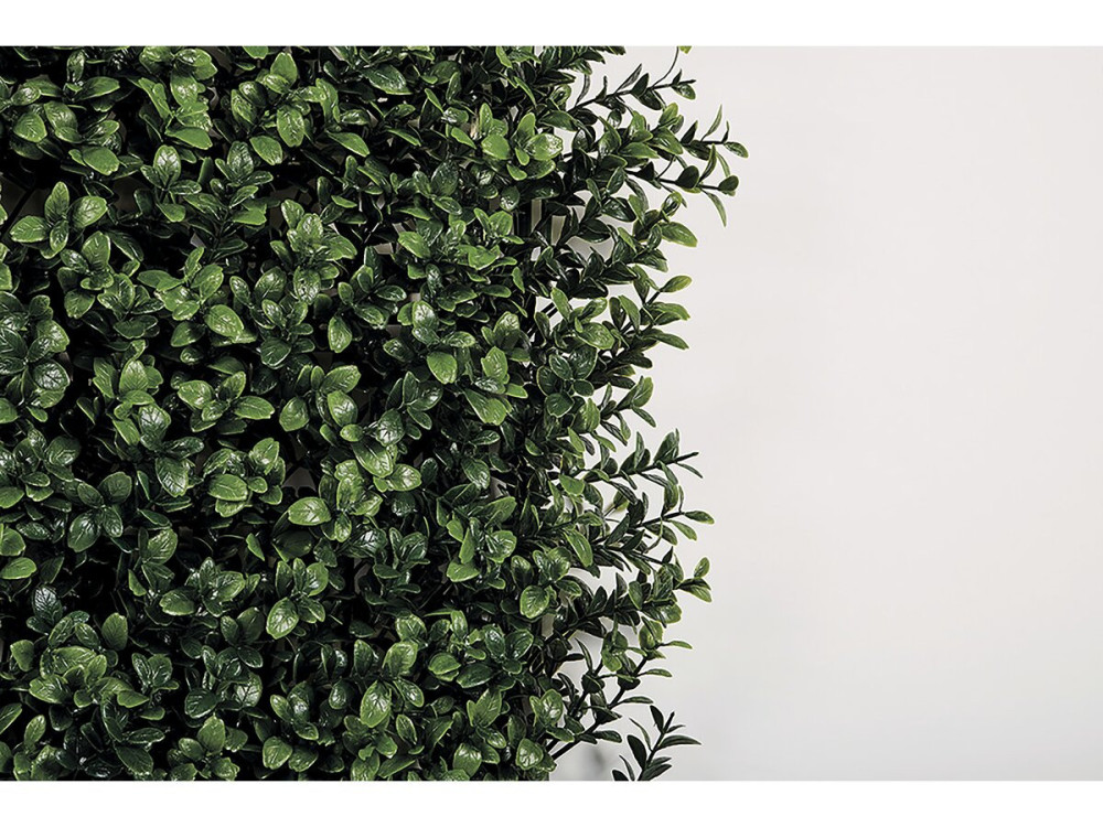Pionowy panel roślinny "Buxus" - Zestaw 4 - 1,00 x 1,00 m - Zielony