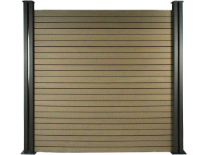 Zestaw 6 desek ogrodzeniowych kompozytowych - L160 cm x W25,8cm x 2cm grubości - Terakota