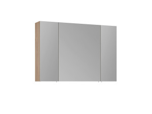 Szafka łazienkowa z lustrem „Side 100” – 100 x 16 x 66 cm – dąb