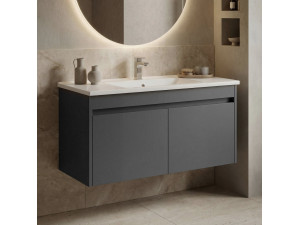 Szafka pod umywalkę „Side 100 v3” – 100 x 45 x 52 cm – matowy antracyt 2