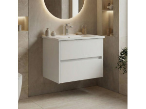 Szafka pod umywalkę „Side 65 v2” – 65 x 45 x 52 cm – matowa biel 2