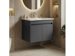 Szafka pod umywalkę „Side 65 v2” – 65 x 45 x 52 cm – matowy antracyt 2