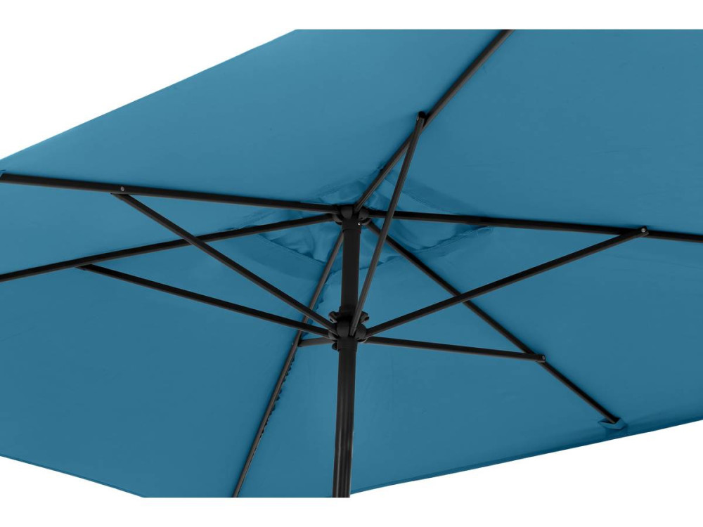 Parasol ogrodowy "Sol 2" - Kwadratowy - 2 x 3 m - Niebieski