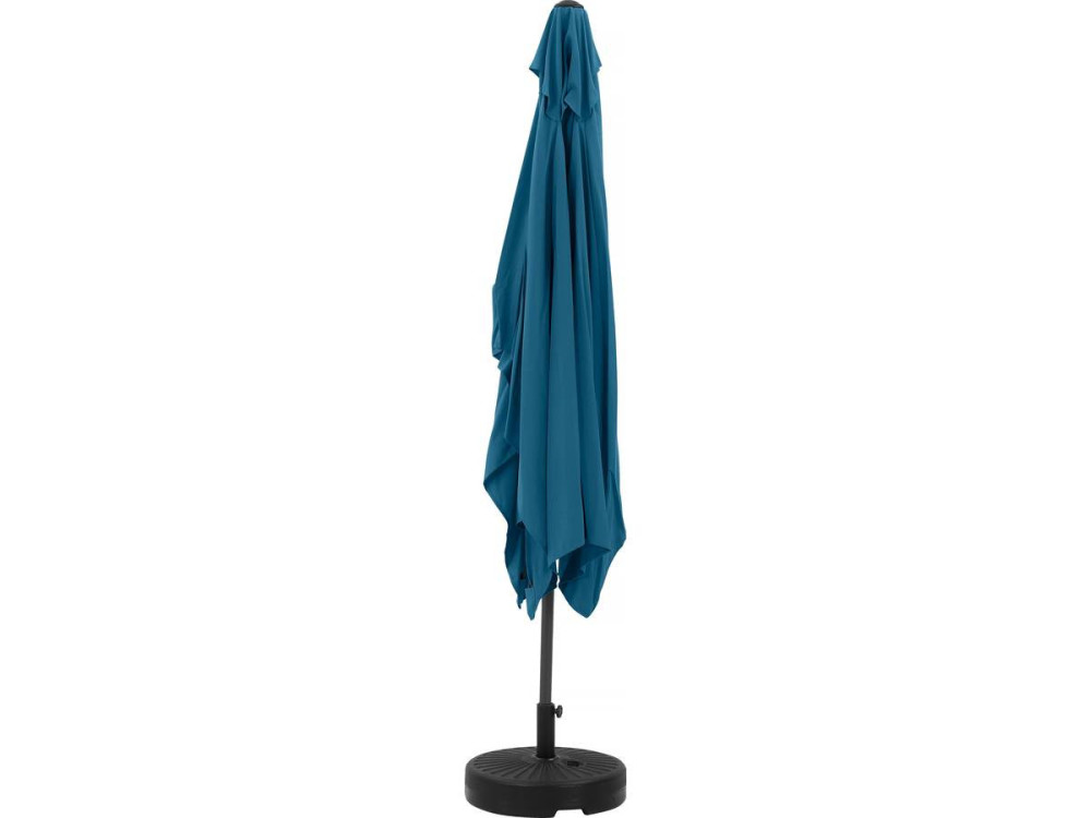 Parasol ogrodowy Sol 2" - Prostokąt - 2 x 3 m - Niebieski + Statecznik w zestawie