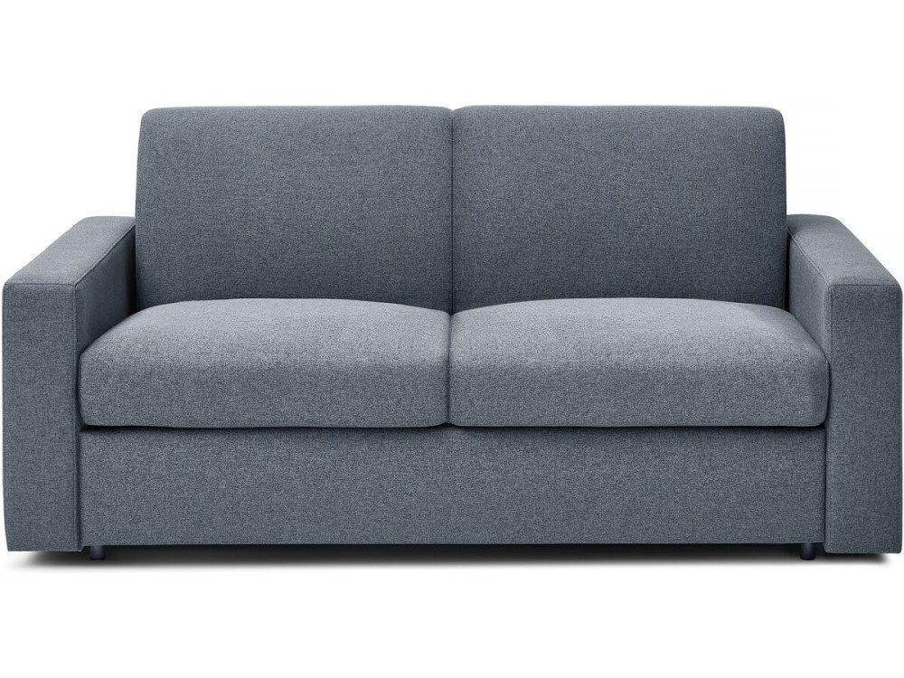 Sofa rozkładana "Diana" express, materiałowa - łóżko 120 cm - 2 miejsca - szara