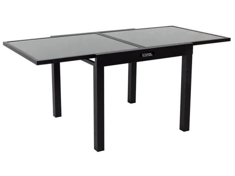 Stół ogrodowy rozkładany "Porto 8" z aluminium - Phoenix - Czarny