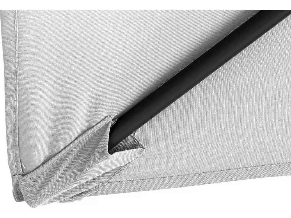 Parasol ogrodowy Sol 2" - Prostokąt - 2 x 3 m - Szary + Balast w zestawie