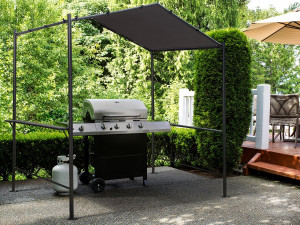 Pergola altanowa do grilla - 277 x 149 cm - Antracyt 2