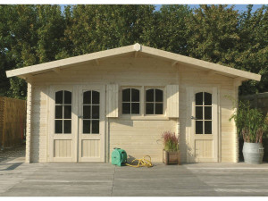 Drewniana szopa ogrodowa "Rostock" - 22,04 m² - 5,68 x 3,88 x 2,75 m - 40 mm 2