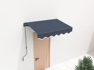 Markiza aluminiowa "Ombra 1" - 160 x 120 cm - Szara 2