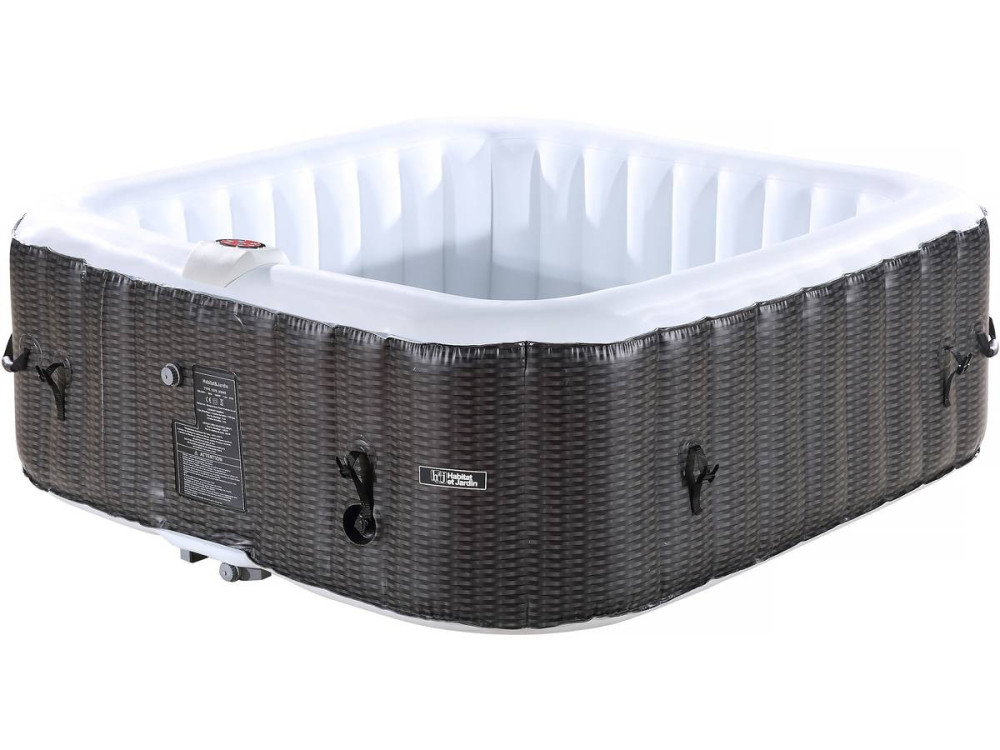Nadmuchiwane SPA Nice z PVC - 6 miejsc  - Brązowy/kremowy