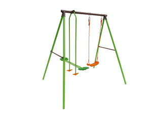 Plac zabaw „Lola” ze stali - 1.96 m - 2 urządzenia 2