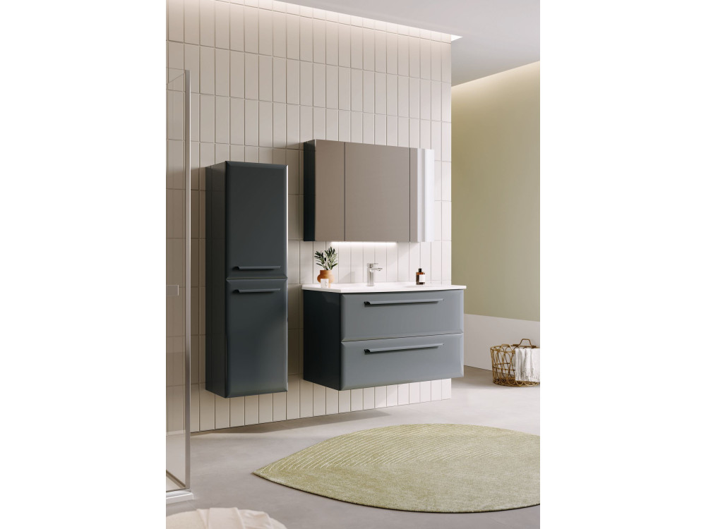 Szafka łazienkowa „Nuvola 40 v3” – 40 x 32 x 138 cm – antracyt