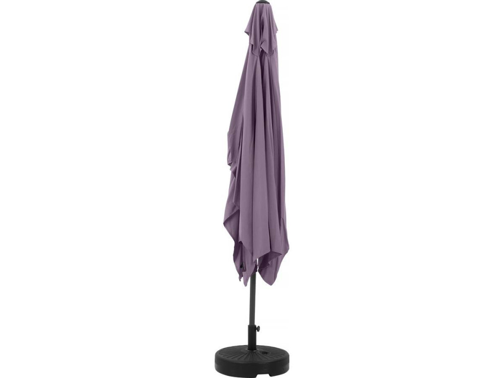 Parasol ogrodowy Sol 2" - Prostokąt - 2 x 3 m - Fioletowy + balast w zestawie
