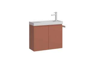 Szafka pod umywalkę „Ferla 60” – 60 x 22 x 50 cm – kolor Matte Cinnamon