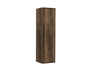 Szafka łazienkowa „Galia 40” – 40 x 30 x 138 cm – ciemny orzech