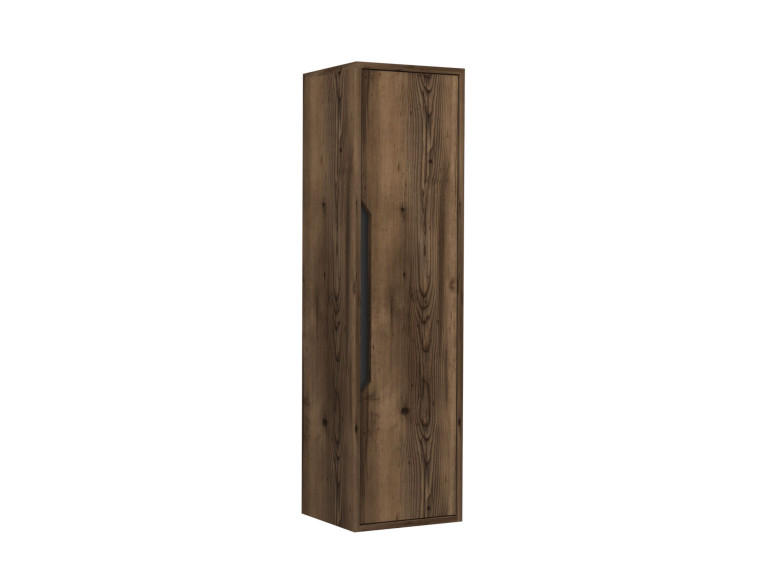 Szafka łazienkowa „Galia 40” – 40 x 30 x 138 cm – ciemny orzech