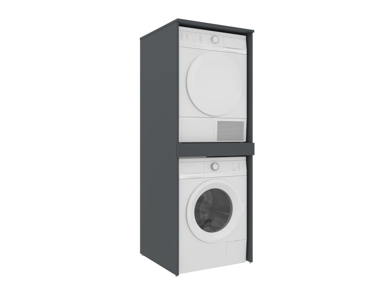 Szafka pod pralkę „Linfa 70” – 70 x 73 x 193 cm – matowy antracyt