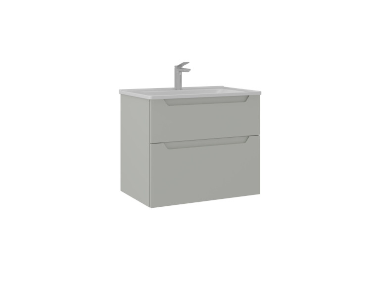 Szafka pod umywalkę „Messina 65 v2” – 65 x 45 x 55 cm – kolor Matte Cashmere