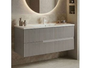 Szafka pod umywalkę „Moonlight 120” – 121 x 51 x 51 cm – kolor Matte Mink 2