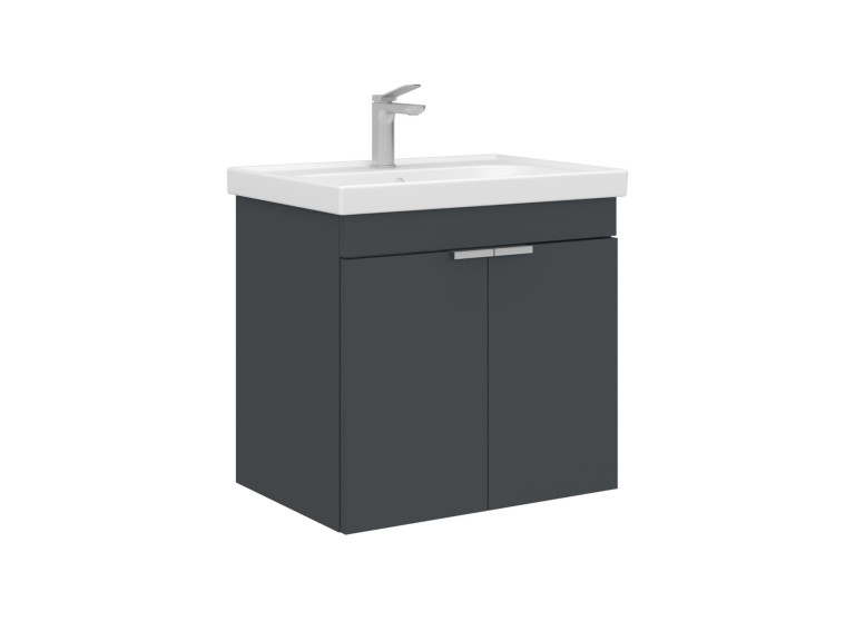 Szafka pod umywalkę „Desna 60” – 60 x 45 x 58 cm – matowy antracyt