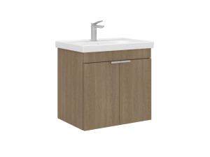 Szafka pod umywalkę „Desna 60” – 60 x 45 x 58 cm – dąb Sonomo