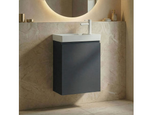 Szafka pod umywalkę „Ferla 40” – 40 x 22 x 50 cm – matowy antracyt 2