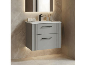 Szafka pod umywalkę „Bari 65 v2” – 65 x 45 x 55 cm – kolor matowy kaszmir 2