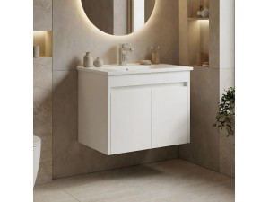 Szafka pod umywalkę „Arno 65” – 65 x 45 x 52 cm – biała 2