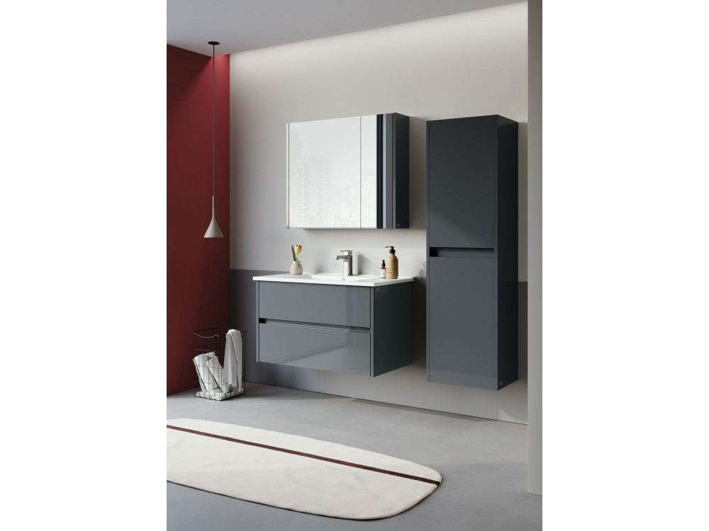 Szafka pod umywalkę „Arno 85” – 85 x 45 x 52 cm – antracyt