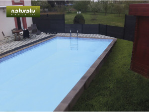 Zestaw basenowy z betonu drewnopodobnego "Naturalis" - 7,5 x 3,24 x 1,40 m 2