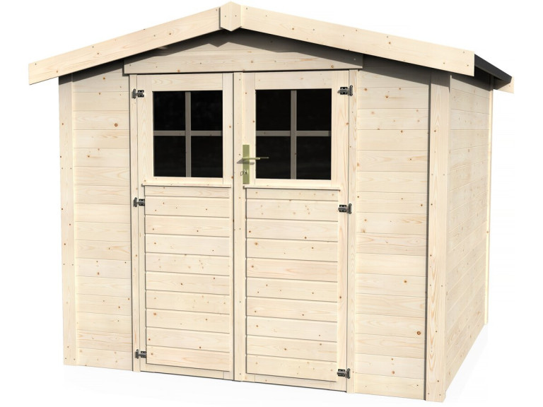 Drewniana szopa ogrodowa "Mareuil" - 6,14 m² - 2,57 x 2,39 x 2,12 m - 28 mm