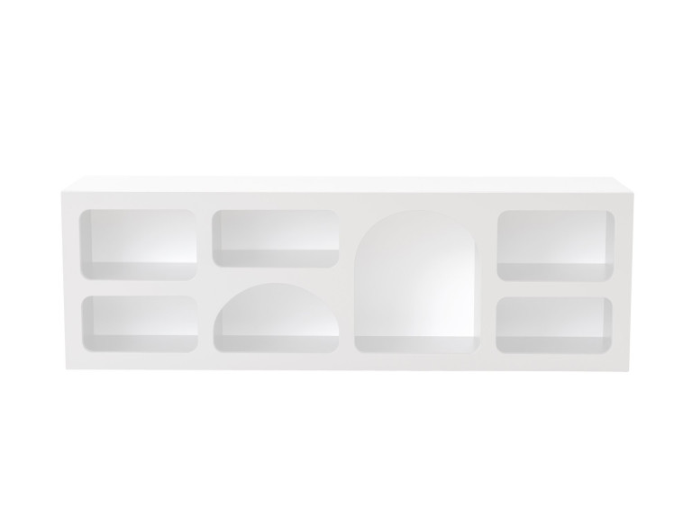 Drewniany kredens "Ferlis" - 160 x 40 x 51 cm - Biały