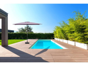 Parasol ogrodowy "Sol 2" - Kwadratowy - 2 x 3 m - Fioletowy 2